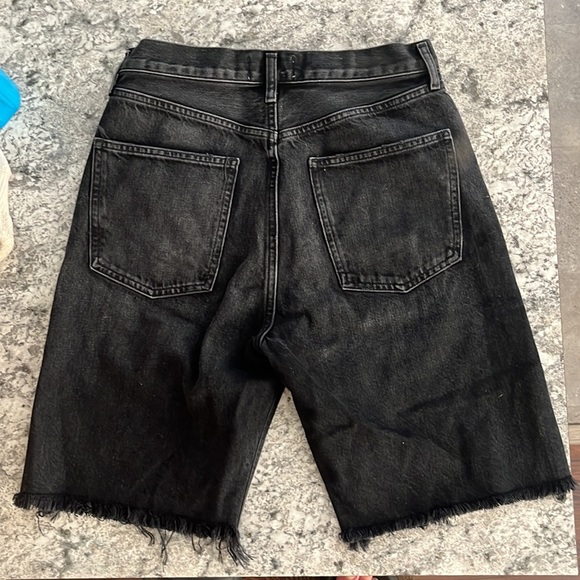AGOLDE Black Denim Bermuda Short size 27 - Picture 5 of 6